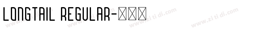 longtail Regular字体转换